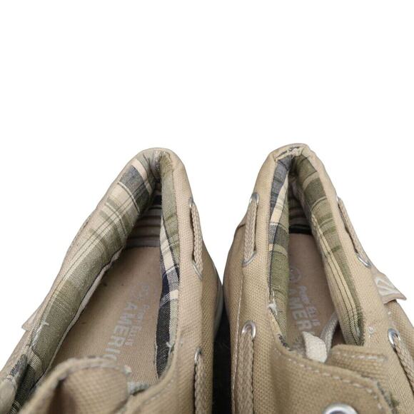 Perry Ellis America Shoes Mens 8 Casual Sneaker Boat Moc Lace Up Preppy Classic - Picture 13 of 13